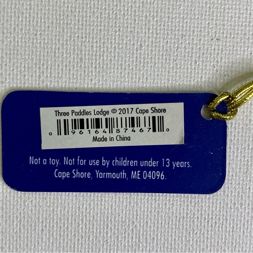 Cape Shore Canoe Boating Paddles Oars Hanging Ornament Wall Art Minnesota USA 6" - Picture 10 of 14